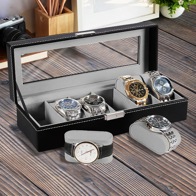 Leather Watch Box + Portable