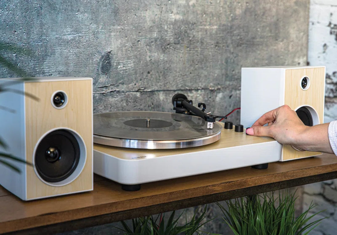 2 - Speed Turntable Decorative Record Player with Bluetooth