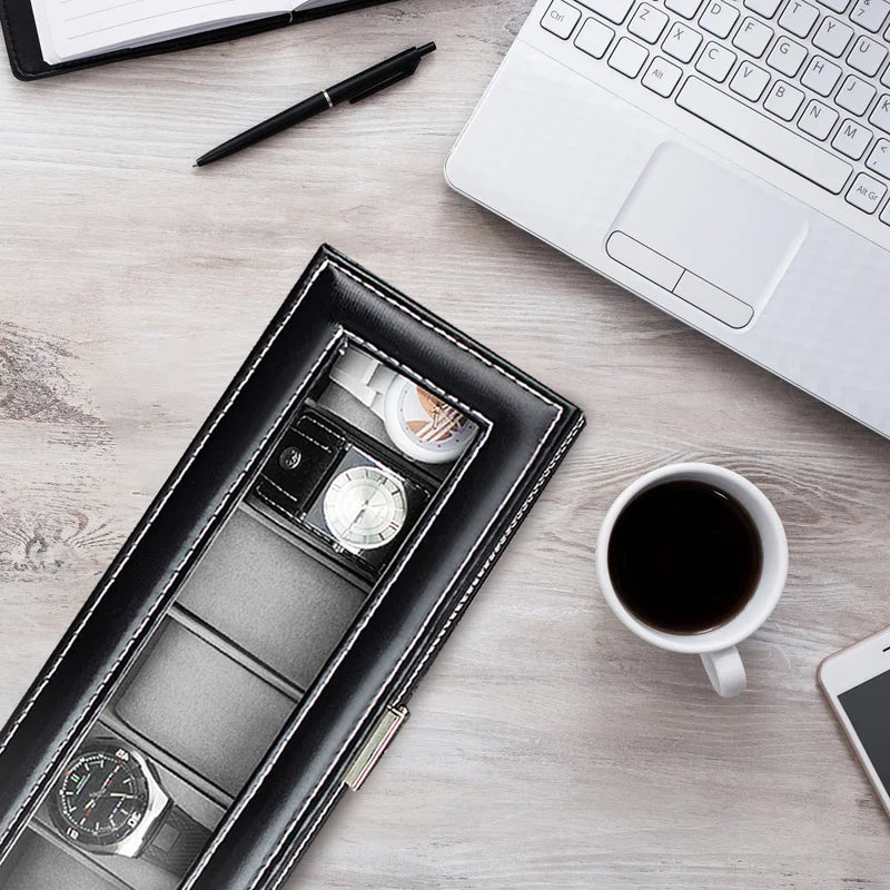 Leather Watch Box + Portable