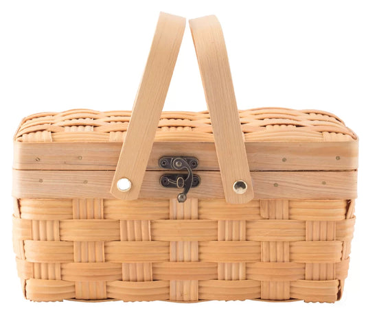 Wood Picnic Basket