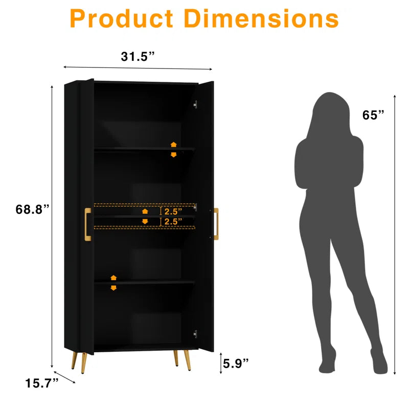 Masai 68.89'' Kitchen Pantry