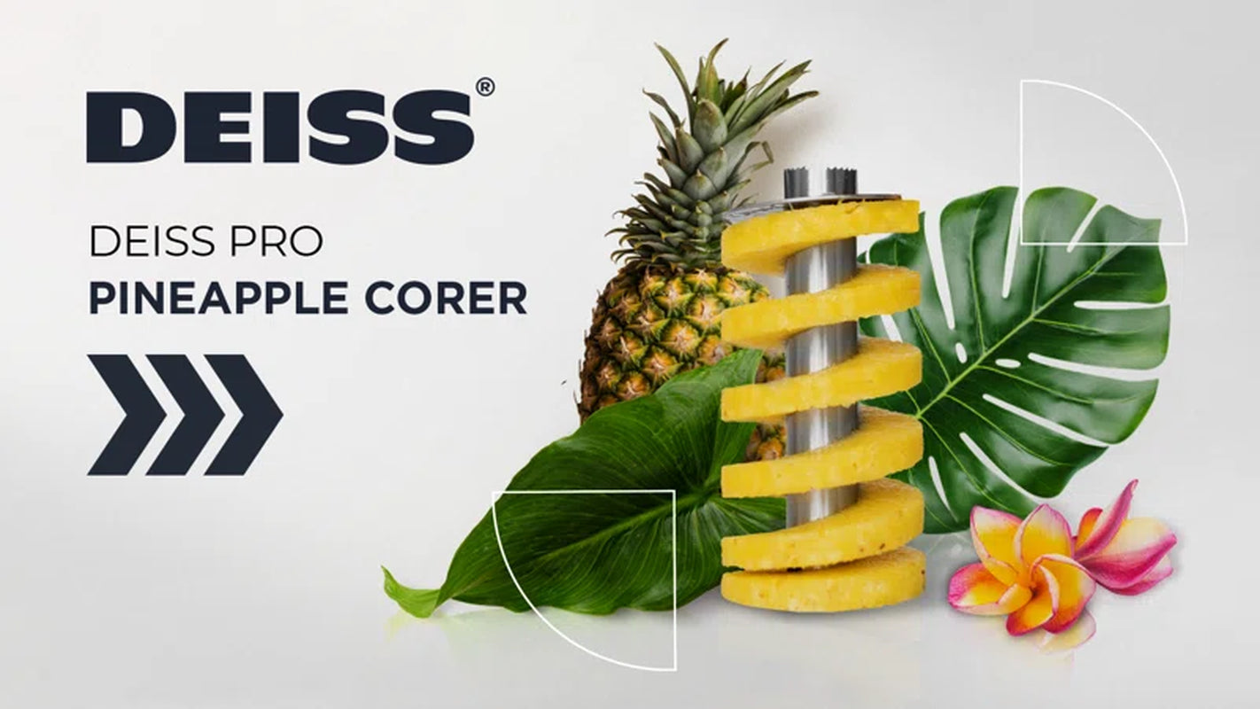 Pro Pineapple Corer — 2 in 1 Stainless Steel Pineapple Cutter Tool & Corer Tool Kitchen - Pineapple Corer and Slicer Tool - Fruit Cutter Tool, Pineapple Slicer and Corer - Dishwasher Safe