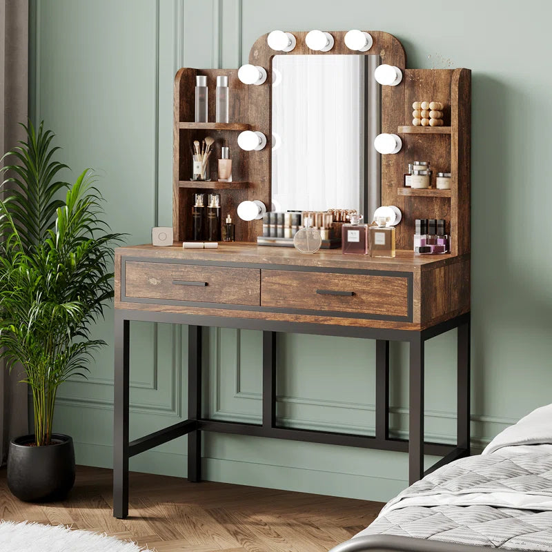 Thriston Vanity with Lighted Mirror